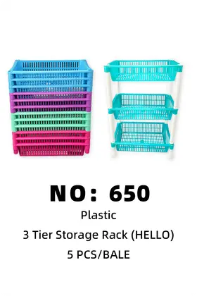 3-Tier Baskets Square hello