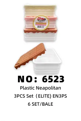 ELITE 3Pc Food Boxes Plastic Boxes