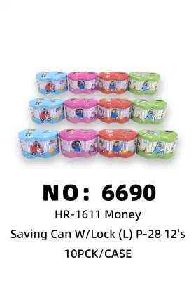 Money Banks Double-Heart With Lock