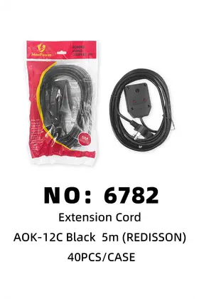 REDISSON Black Extension Cords