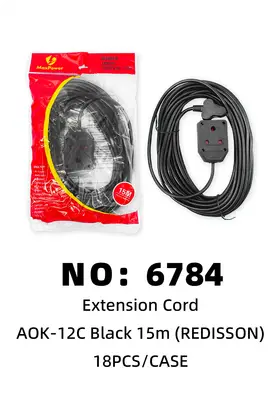 REDISSON Black Extension Cords