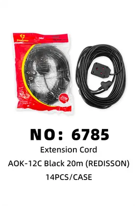 REDISSON Black Extension Cords