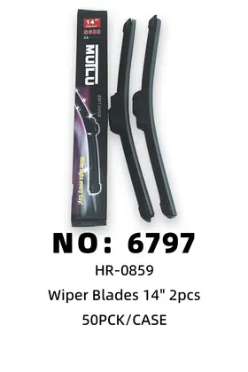 Two-Piece 14 Inch Wiper Blades