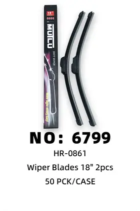 Two-Piece 18 Inch Wiper Blades