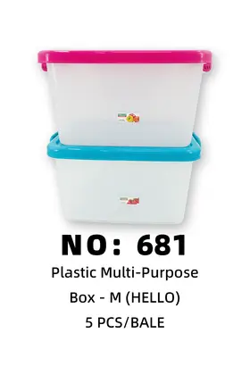 HELLO Plastic Boxes