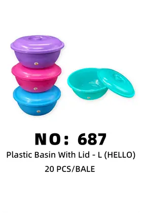 HELLO Large Salad Basins