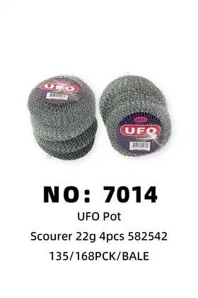 UFO 4pcs Dishwashing Steel Wool Balls 135/