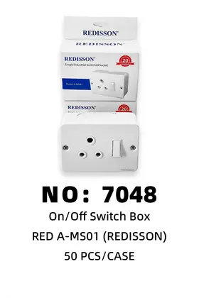 REDISSON Switch Boxes 1 Gang + 1 Socket