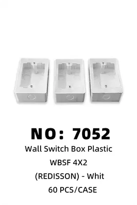 REDISSON Plastic Switch Boxes 4*2