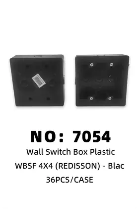 REDISSON Black Plastic Switch Boxes
