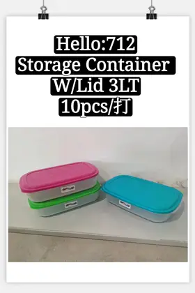 HELLO 3LT Storage Boxes