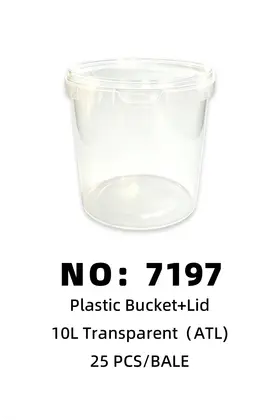 ATL 10L Clear Water Buckets