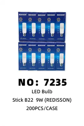 RED 9W STICK B22 Energy-Saving Lights