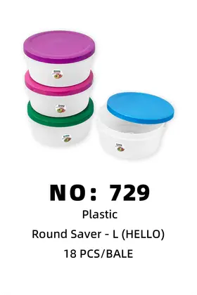 HELLO Large Round Lunch Boxes
