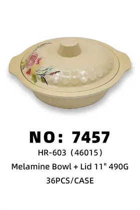 Melamine Lidded Bowls 11 Inch