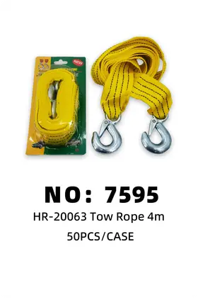 4M3 Ton Tow Ropes Carded