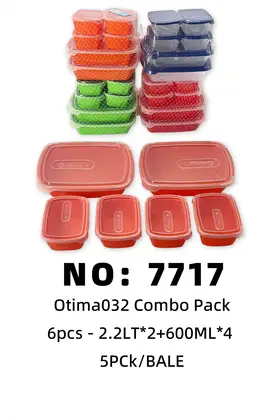 Otima Plastic Lunch Boxes Combo