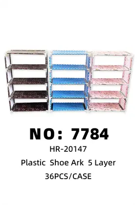 Five Tier Stainless Steel Shoe Racks