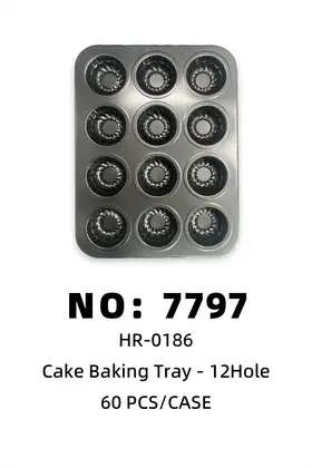 12 Hole Pumpkin Shape Cake Molds