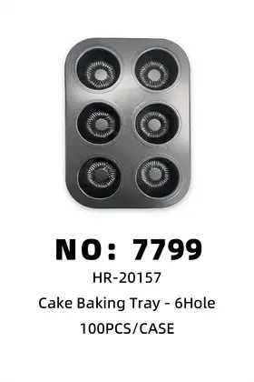 6 Hole Hat Cake Molds