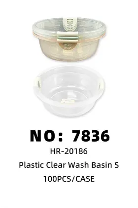 Small Clear Colour Basins