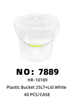 White Clear Water Buckets 25LT