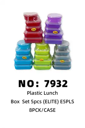 ELITE 5pcs Combo Lunch Boxes