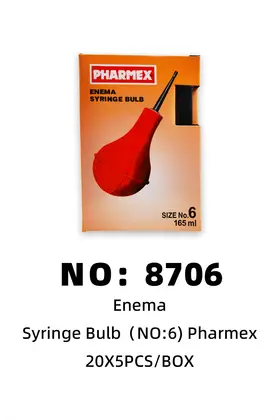 NO:6 Enema Syringes 165ML 20X