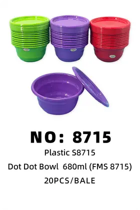 FMS 680ML Plastic Bowls